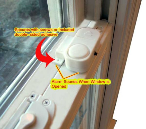 Alarme com Sensor Magnético para Portas e Janelas