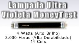 Lampada de Reposição Ultra Violeta UV 4 watts para uso em Mo