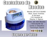 Máquina Contadora de Moedas, contar moeda, conta até 216 P/M